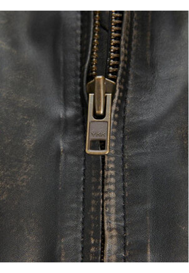 JJXX Kurtka bomber Hailey 12250708 Czarny Regular Fit. Kolor: czarny. Materiał: skóra