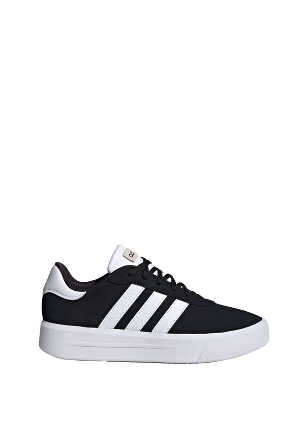 Adidas - Buty Court Silk. Kolor: biały, wielokolorowy, czarny. Materiał: materiał