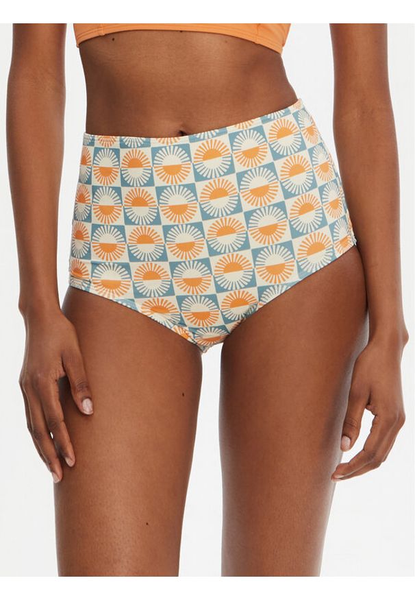 Quiksilver Dół od bikini Melly Bottom EQWX403129 Kolorowy. Materiał: syntetyk. Wzór: kolorowy