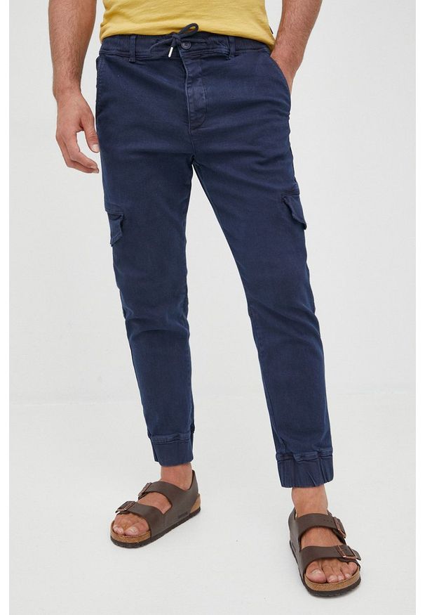 Desigual jeansy Emmanuel 22SMDD01 męskie. Kolor: niebieski