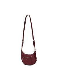 Guess Torebka Marsha Mini HWSG95 01720 Bordowy. Kolor: czerwony. Materiał: skórzane, zamszowe #6