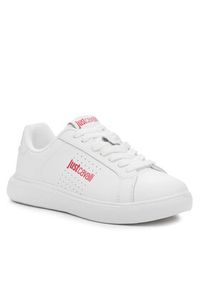 Just Cavalli Sneakersy 75RA3SB3 Biały. Kolor: biały