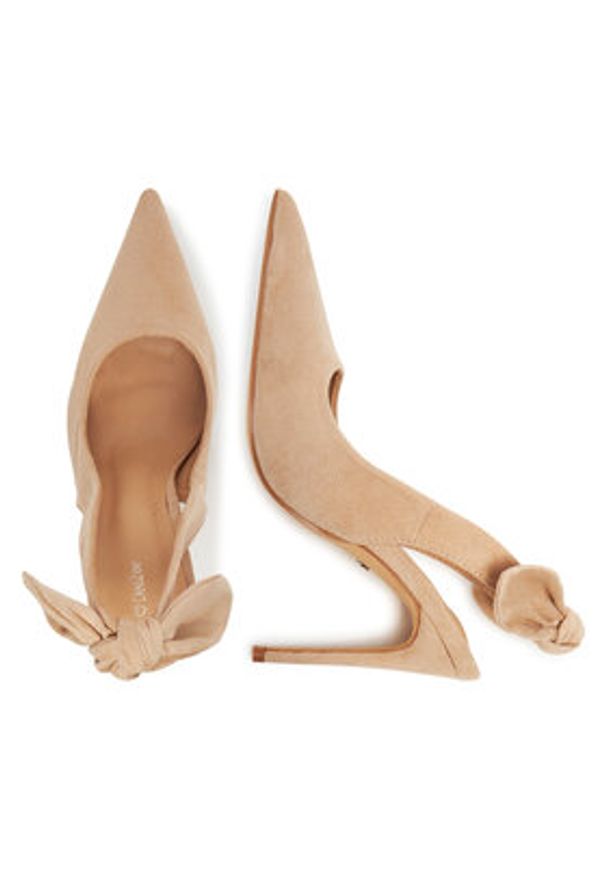 DeeZee Szpilki YUC1996-P-B1G Beżowy. Kolor: beżowy. Materiał: materiał. Obcas: na szpilce