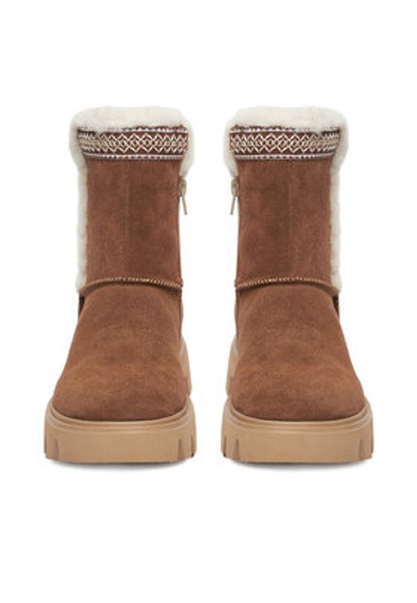 Rieker Śniegowce CEO-W2075-20 Brązowy. Kolor: brązowy. Materiał: skóra, zamsz