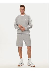 Adidas - adidas Szorty sportowe ALL SZN French Terry Shorts IC9816 Szary Regular Fit. Kolor: szary. Materiał: bawełna. Styl: sportowy