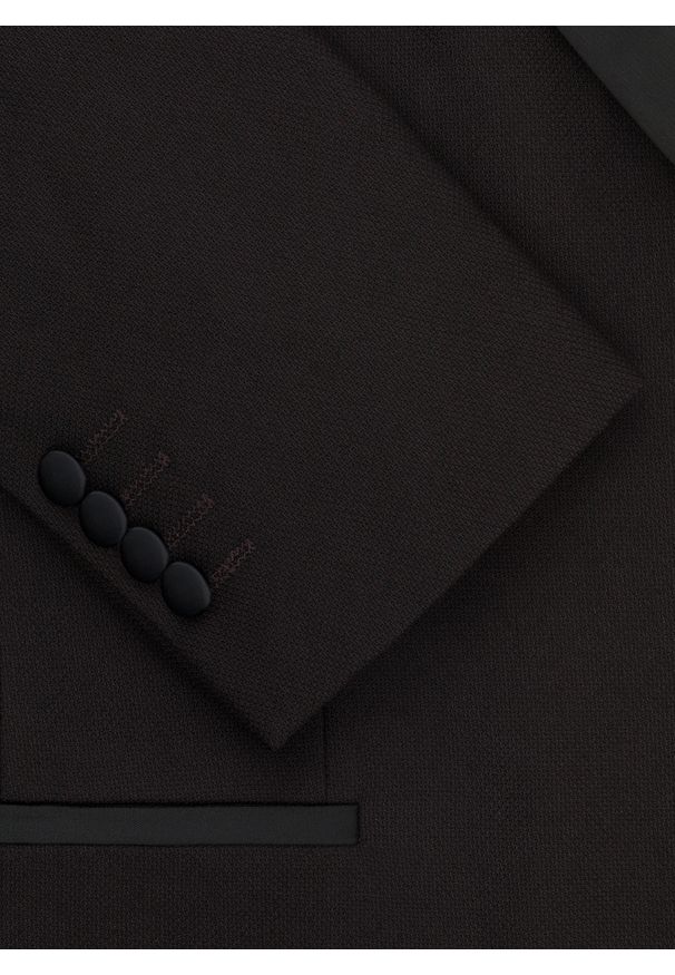 Pako Lorente - PAKO LORENTE – Brązowa marynarka smokingowa. Okazja: na ślub cywilny, na wesele. Kolor: brązowy