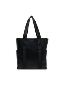 Calvin Klein Torebka Webbing Strap Tote LV04F3289G Czarny. Kolor: czarny. Materiał: skórzane #1