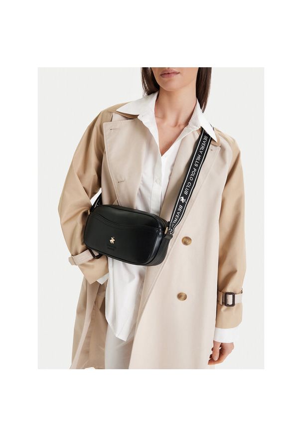 Torebka Beverly Hills Polo Club. Kolor: czarny