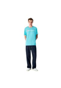 Koszulka męska Champion SS Tee. Kolor: niebieski