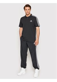 Adidas - adidas Polo Aeroready Essentials Pique GK9097 Czarny Regular Fit. Typ kołnierza: polo. Kolor: czarny. Materiał: bawełna #3