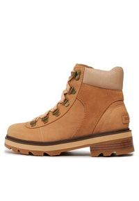 sorel - Sorel Trapery Lennox™ Hiker Stkd Wp NL4841-253 Brązowy. Kolor: brązowy. Materiał: skóra #5