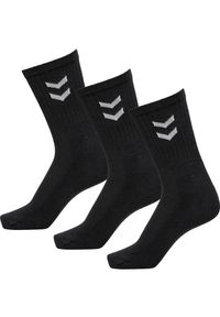 Zestaw skarpet sportowych dla dorosłych Hummel 3-Pack Basic Sock. Kolor: czarny