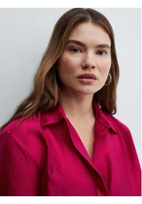 mango - Mango Koszula Malva 67015736 Różowy Straight Fit. Kolor: różowy. Materiał: wiskoza #7