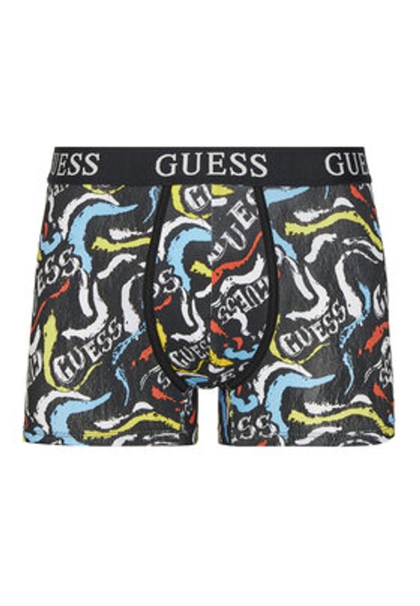 Guess Komplet 3 par bokserek U5GG15 K6YW1 Kolorowy. Materiał: bawełna. Wzór: kolorowy