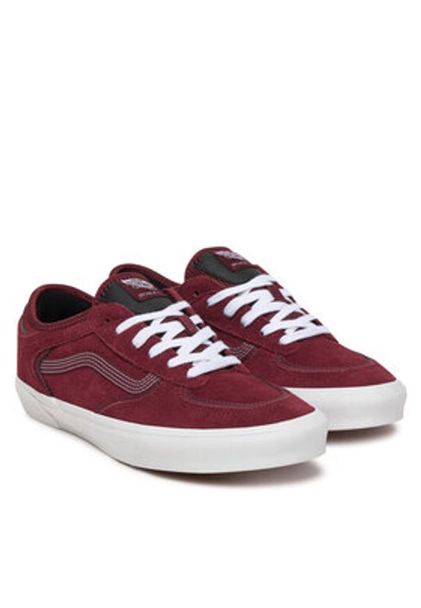 Vans Sneakersy Rowley Classic VN000SF44QU1 Bordowy. Kolor: czerwony. Materiał: zamsz, skóra. Model: Vans Classic
