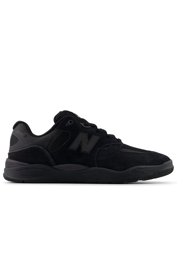Buty męskie New Balance Numeric Tiago Lemos UN101CR - czarne. Kolor: czarny. Materiał: zamsz, materiał, skóra, tkanina, guma. Szerokość cholewki: normalna. Sport: fitness, skateboard, bieganie