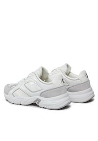 Calvin Klein Jeans Sneakersy Retro Tennis Low Lace Mix Nbs Lu YW0YW01312 Biały. Kolor: biały #6