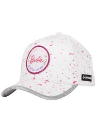 CapsLab - Czapka z daszkiem Capslab Barbie Logo White/Pink - CL/BA1/2/CB/BAR2. Kolor: biały #1