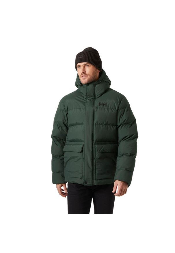 Kurtka puchowa Helly Hansen Nordic. Kolor: wielokolorowy, czarny, zielony. Materiał: puch