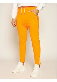 Rage Age Spodnie dresowe Rasell3 Pomarańczowy Slim Fit. Kolor: pomarańczowy. Materiał: bawełna, dresówka #1