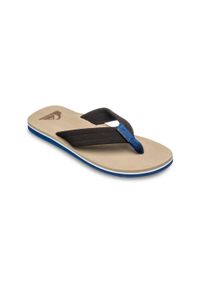 Quiksilver - Sandały dla Mężczyzn MOLOKAI LAYBACK Brązowy. Zapięcie: pasek. Kolor: beżowy. Materiał: guma, syntetyk, materiał. Sezon: lato