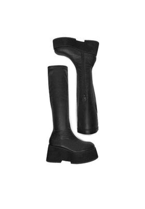 DeeZee Kozaki W3LH164802H Czarny. Kolor: czarny. Materiał: syntetyk, materiał