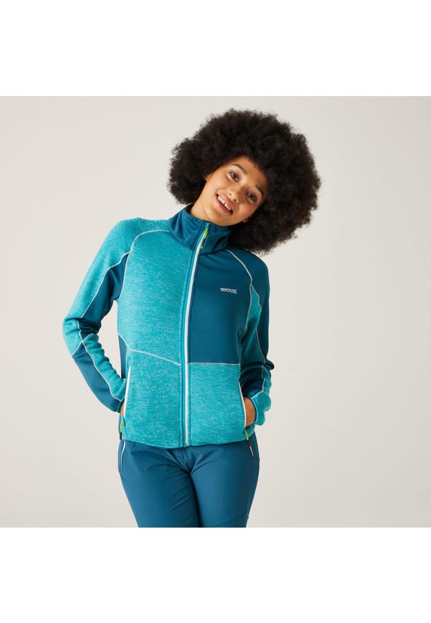 Regatta - Polar damski Lindalla VII. Kolor: niebieski. Materiał: polar. Sport: turystyka piesza