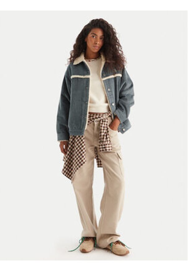 Billabong Kurtka przejściowa EBJJK00163 Zielony Regular Fit. Kolor: zielony. Materiał: bawełna