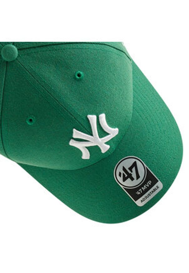 47 Brand Czapka z daszkiem New York Yankees B-MVPSP17WBP-KY Zielony. Kolor: zielony. Materiał: materiał