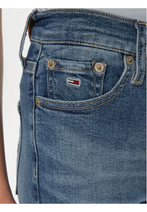 Tommy Jeans Jeansy Sylvia DW0DW20223 Niebieski Skinny Fit. Kolor: niebieski