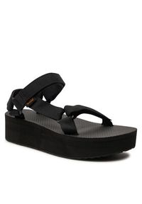 Teva Sandały Flatform Universal 1008844 Czarny. Kolor: czarny. Materiał: materiał #4