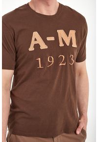 Aeronautica Militare - T-shirt męski z haftem AERONAUTICA MILITARE. Wzór: haft #2