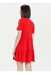 only - ONLY Sukienka codzienna May 15286934 Czerwony Regular Fit. Okazja: na co dzień. Kolor: czerwony. Materiał: bawełna. Typ sukienki: proste. Styl: casual #6