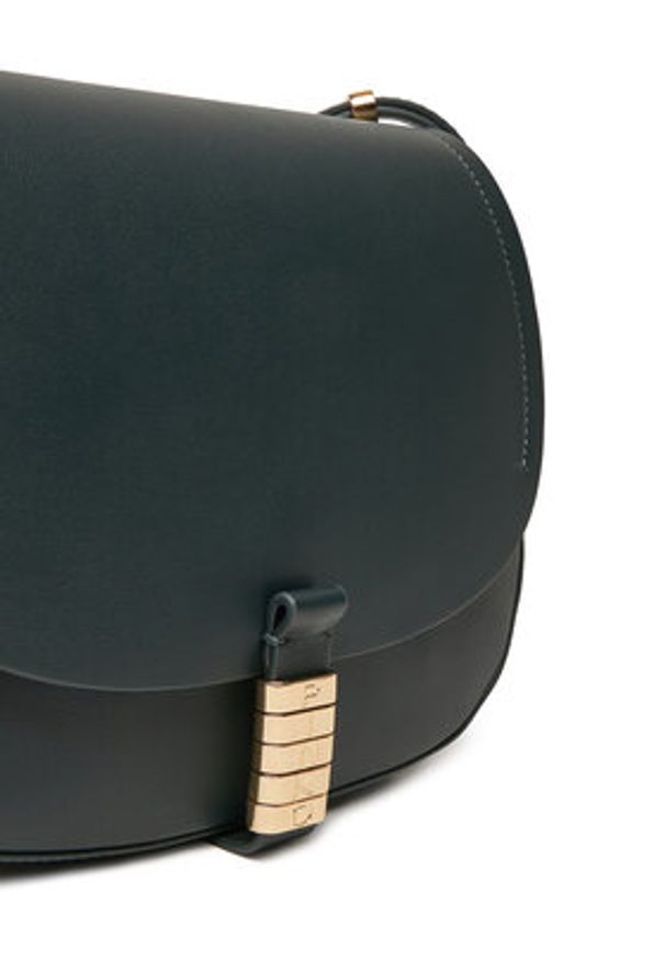 Pinko - PINKO Torebka Saddle Classic PE 25 PLTT 103830 A270 Zielony. Kolor: zielony. Materiał: skórzane