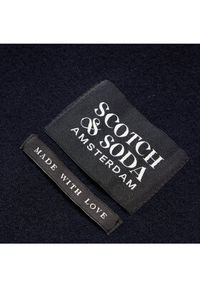 Scotch & Soda Szalik 169440 Granatowy. Kolor: niebieski. Materiał: materiał, wełna #3