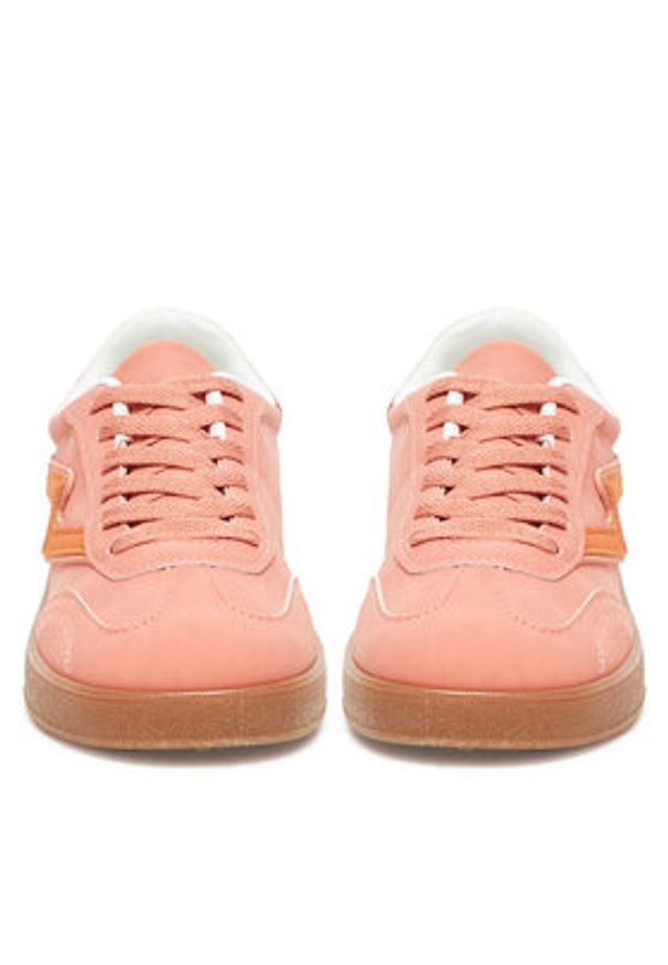 DeeZee Sneakersy AM25219 Różowy. Kolor: różowy. Materiał: skóra