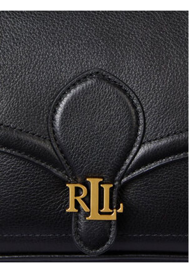 Lauren Ralph Lauren - LAUREN RALPH LAUREN Torebka 431974552001 Czarny. Kolor: czarny. Materiał: skórzane