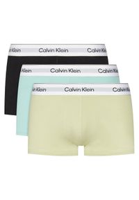 Calvin Klein Underwear Komplet 3 par bokserek LV00NB4389 Kolorowy. Materiał: bawełna. Wzór: kolorowy