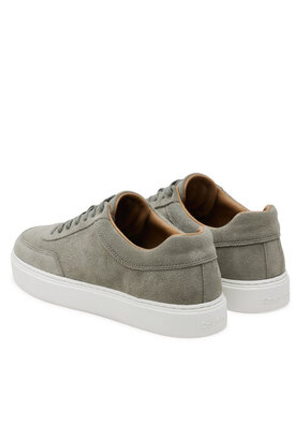 Calvin Klein Sneakersy Clean Cup Low Laceup Oxf Su HM0HM01880 Zielony. Kolor: zielony. Materiał: skóra