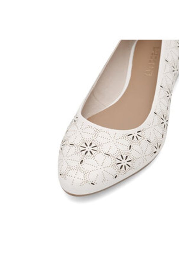 Lasocki Baleriny RST-KAJA-27 Biały. Kolor: biały. Materiał: skóra