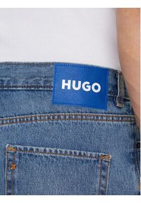 Hugo - HUGO Szorty jeansowe Skate 50539816 Niebieski Straight Fit. Kolor: niebieski. Materiał: bawełna