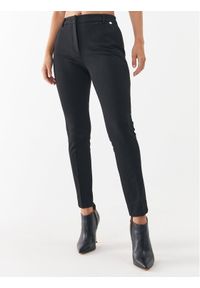 Liu Jo Spodnie materiałowe CF3054 J1857 Czarny Slim Fit. Kolor: czarny. Materiał: syntetyk, materiał