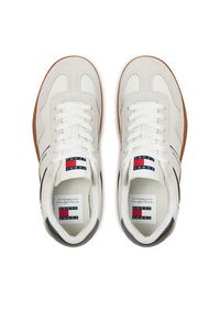 Tommy Jeans Sneakersy Greenwich EN0EN02612 Beżowy. Kolor: beżowy. Materiał: skóra