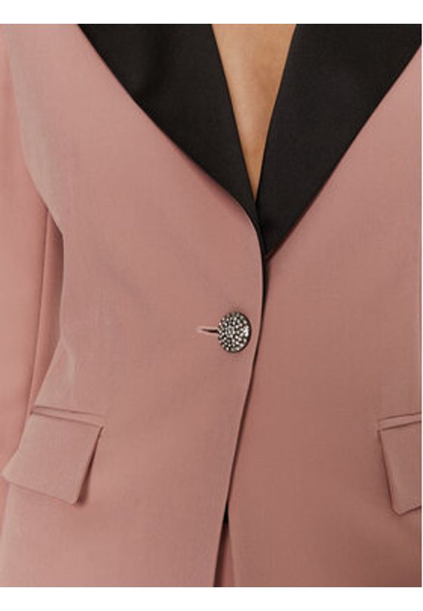 Artigli - ARTIGLI Marynarka ACGI000048 Różowy Regular Fit. Kolor: różowy. Materiał: syntetyk