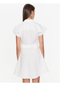 Trussardi Jeans - Trussardi Sukienka koszulowa 56D00719 Biały Regular Fit. Kolor: biały. Materiał: bawełna. Typ sukienki: koszulowe #3