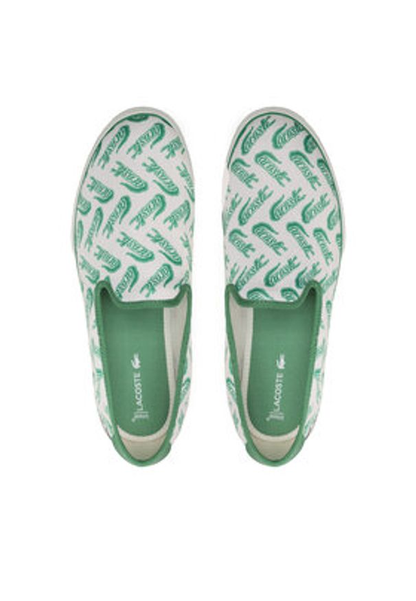Lacoste Tenisówki Canvas Resort 123 2 Cma 745CMA0038WG1 Biały. Kolor: biały. Materiał: materiał
