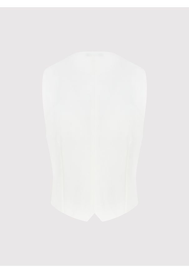 Pako Lorente - PAKO LORENTE – Beżowa dwurzędowa kamizelka męska. Okazja: na ślub cywilny, na wesele. Kolor: brązowy, czerwony, beżowy. Styl: elegancki, młodzieżowy