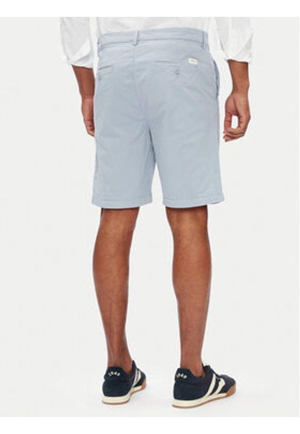 Pepe Jeans Szorty materiałowe PM801181 Błękitny Regular Fit. Kolor: niebieski. Materiał: bawełna