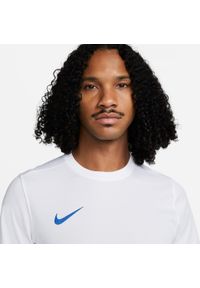 Koszulka treningowa męska Nike Nk Dri-fit Park Vii Jsy Ss. Kolor: biały. Długość rękawa: krótki rękaw. Technologia: Dri-Fit (Nike). Długość: krótkie