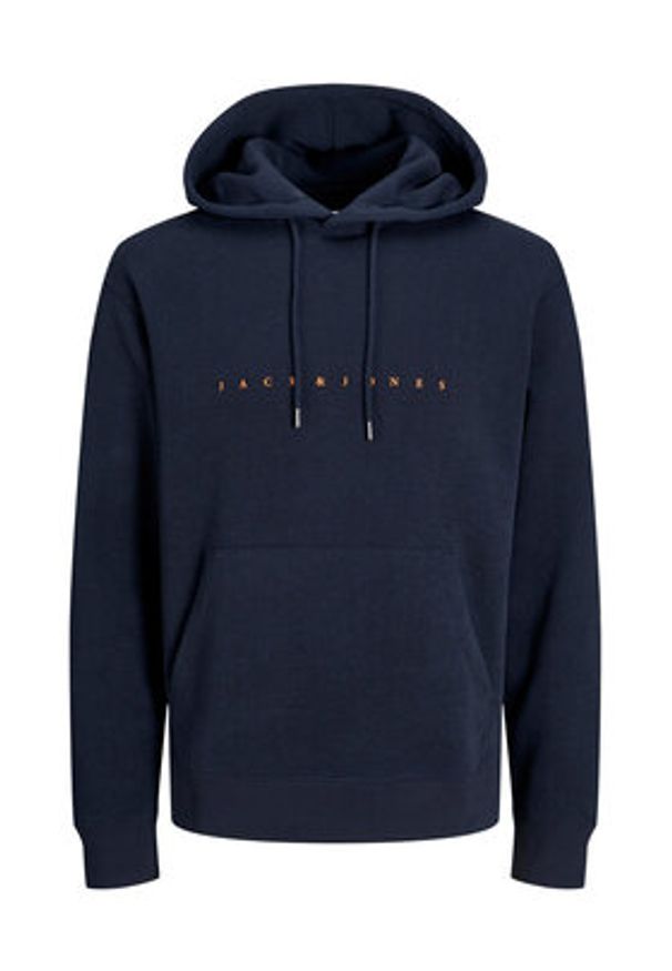 Jack & Jones Bluza Star 12233972 Granatowy Relaxed Fit. Kolor: niebieski. Materiał: syntetyk, bawełna